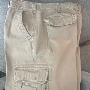 Old Navy Cargo Pants Mens 38x32 Brown  Baggy Retro